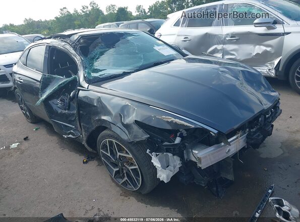 KMHL14JC5PA327732 2023 HYUNDAI SONATA Gray Widok z przodu