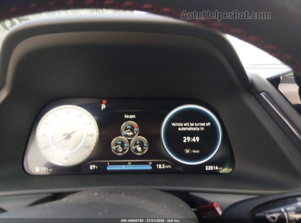KMHL14JC7PA300600 2023 HYUNDAI SONATA Black Հետևի նստատեղերի տեսք