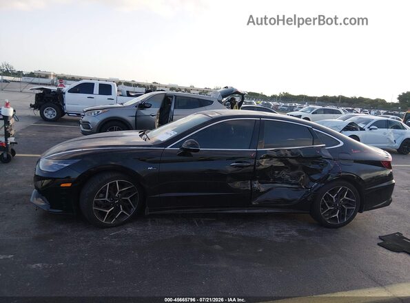KMHL14JC7PA300600 2023 HYUNDAI SONATA Black 