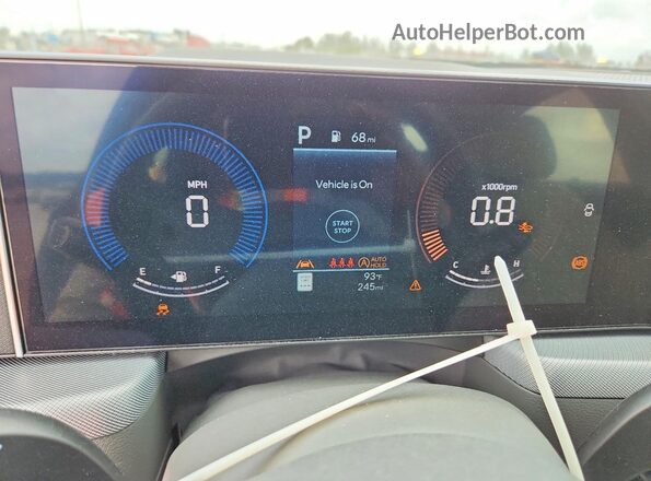 KMHL24JA2TA579945 2026 HYUNDAI SONATA Gray Вид щитка приладів