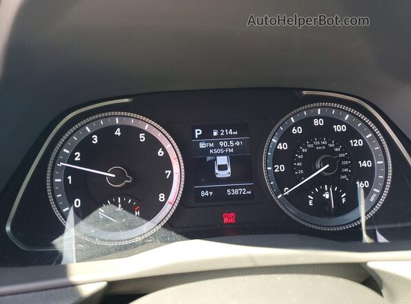 KMHL24JA5PA334174 2023 HYUNDAI SONATA Silver Вид щитка приладів