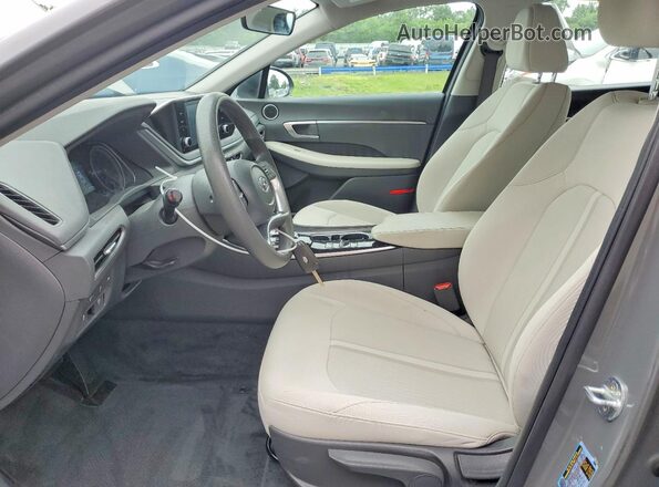 KMHL24JA8PA249779 2023 HYUNDAI SONATA Gray Вид салону спереду