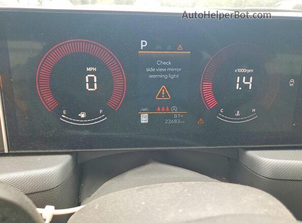 KMHL24JAXSA504425 2025 HYUNDAI SONATA Silver Widok zestawu wskaźników