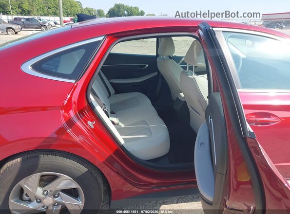 KMHL24JAXTA576095 2026 HYUNDAI SONATA Red Vista de la etiqueta del VIN