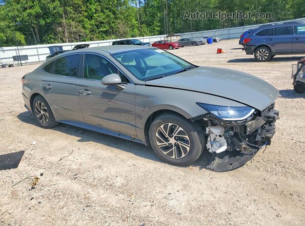 KMHL24JJ0MA035509 2021 HYUNDAI SONATA Gray Delantero derecho