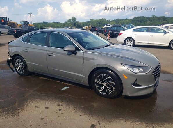 KMHL24JJ3MA017277 2021 HYUNDAI SONATA Серый Передняя правая четверть