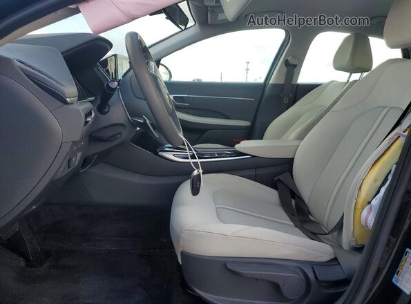 KMHL24JJ3PA079699 2023 HYUNDAI SONATA Black Widok wnętrza z przodu