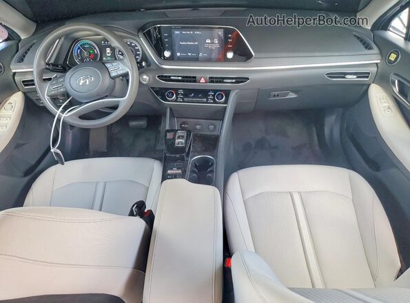 KMHL24JJ3PA079699 2023 HYUNDAI SONATA Black Widok deski rozdzielczej