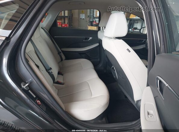 KMHL24JJ8MA029439 2021 HYUNDAI SONATA Gray Widok naklejki z numerem VIN