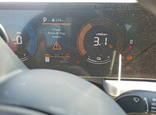 KMHL24JJ8TA154035 2026 HYUNDAI SONATA White Widok zestawu wskaźników
