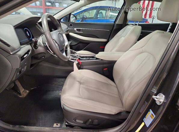 KMHL34J21NA246273 2022 HYUNDAI SONATA Серый Вид салона спереди