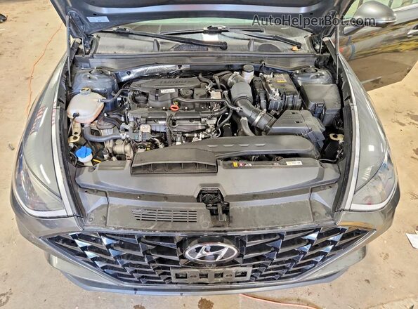 KMHL34J21NA246273 2022 HYUNDAI SONATA Серый Вид задней части салона