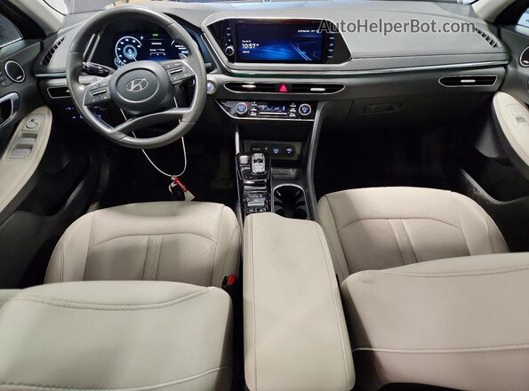 KMHL34J21NA246273 2022 HYUNDAI SONATA Серый Вид панели приборов