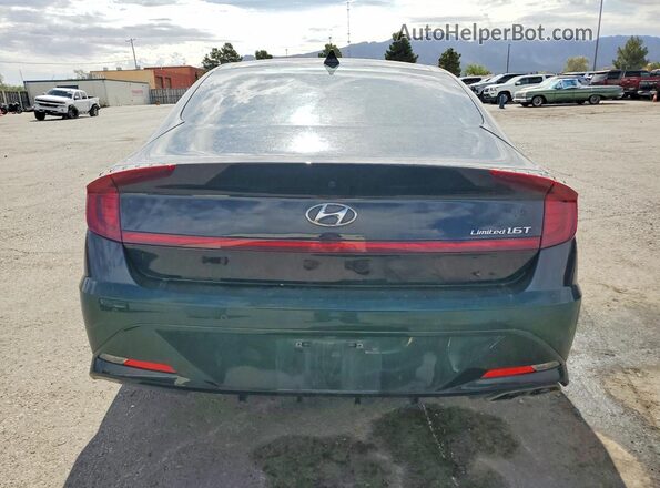 KMHL34J22NA183135 2022 HYUNDAI SONATA Black Widok z tyłu