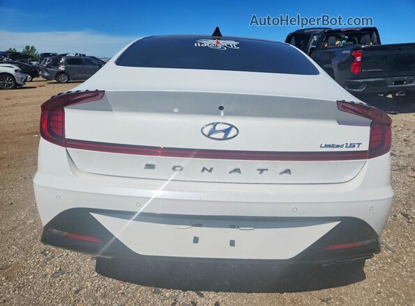 KMHL34J23PA299673 2023 HYUNDAI SONATA White Rear view