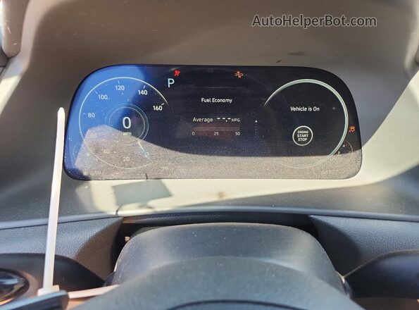 KMHL34J23PA299673 2023 HYUNDAI SONATA White Instrument cluster view
