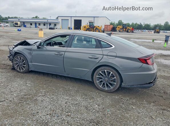 KMHL34J24NA232111 2022 HYUNDAI SONATA Gray Tył lewy