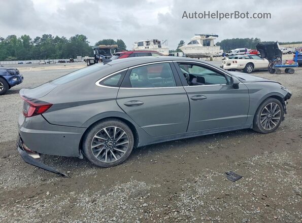 KMHL34J24NA232111 2022 HYUNDAI SONATA Gray Tył prawy