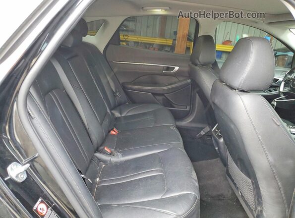 KMHL34J26NA200907 2022 HYUNDAI SONATA Black Vista de los asientos traseros