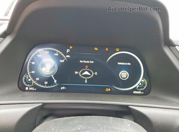 KMHL34J26NA200907 2022 HYUNDAI SONATA Black Vista del cuadro de instrumentos