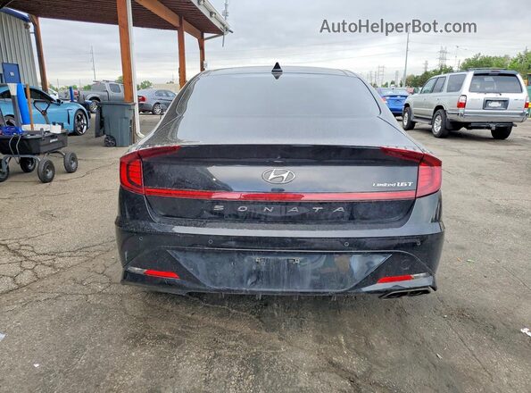 KMHL34J26NA200907 2022 HYUNDAI SONATA Black Vista trasera