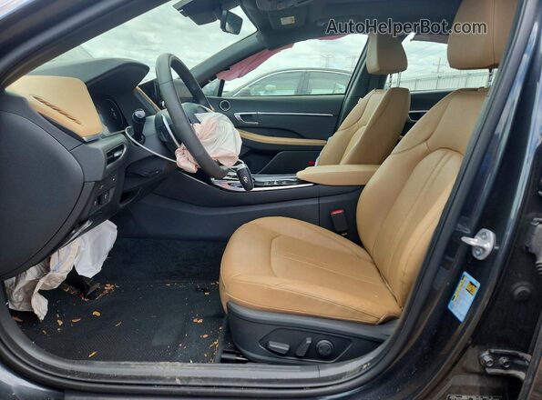 KMHL34J26PA262701 2023 HYUNDAI SONATA Black Front interior view