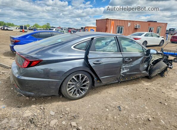 KMHL34J26PA262701 2023 HYUNDAI SONATA Black Rear right