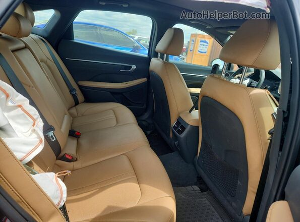 KMHL34J26PA262701 2023 HYUNDAI SONATA Black Rear seats view