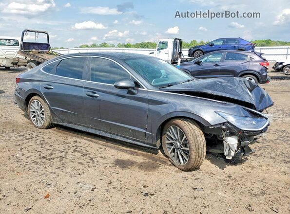 KMHL34J26PA297531 2023 HYUNDAI SONATA Gray Front right