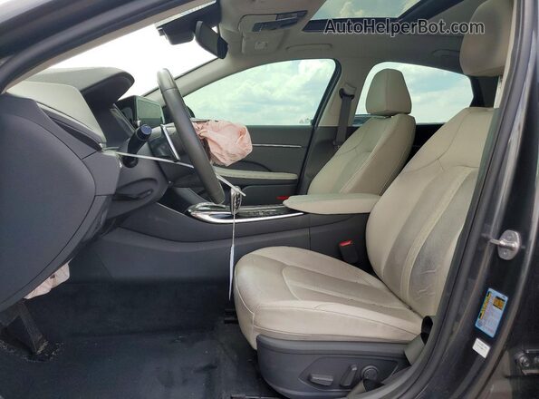 KMHL34J26PA297531 2023 HYUNDAI SONATA Gray Front interior view