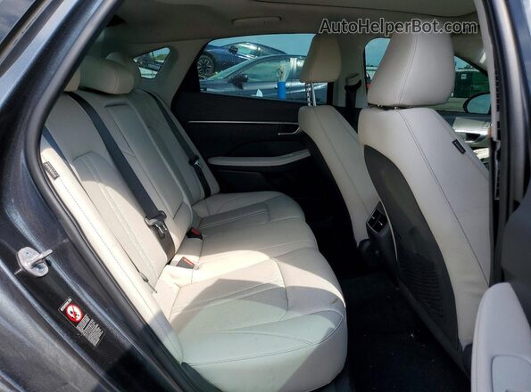 KMHL34J26PA297531 2023 HYUNDAI SONATA Gray Rear seats view