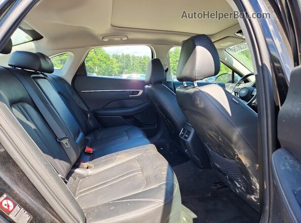 KMHL34J29NA178787 2022 HYUNDAI SONATA Black Widok tylnych siedzeń