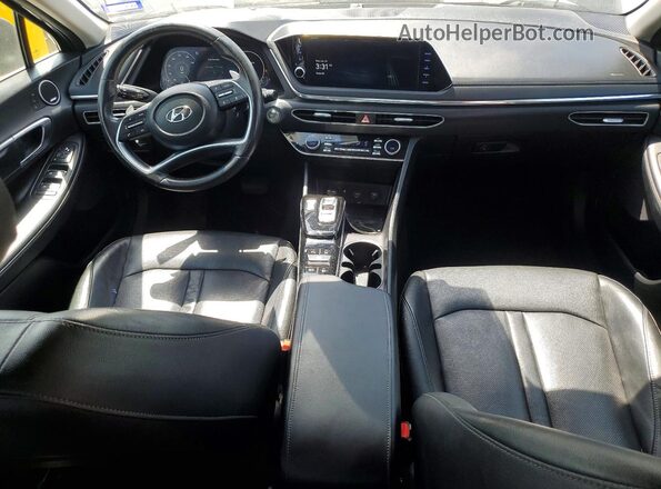 KMHL34J29PA259856 2023 HYUNDAI SONATA Gray Widok deski rozdzielczej