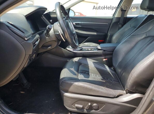 KMHL34J29PA259856 2023 HYUNDAI SONATA Gray Widok wnętrza z przodu