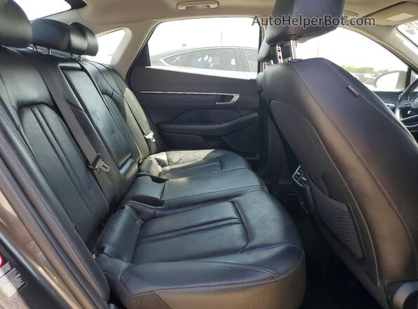 KMHL34J29PA259856 2023 HYUNDAI SONATA Gray Widok tylnych siedzeń