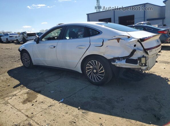 KMHL34JJ0PA078006 2023 HYUNDAI SONATA White Trasero izquierdo