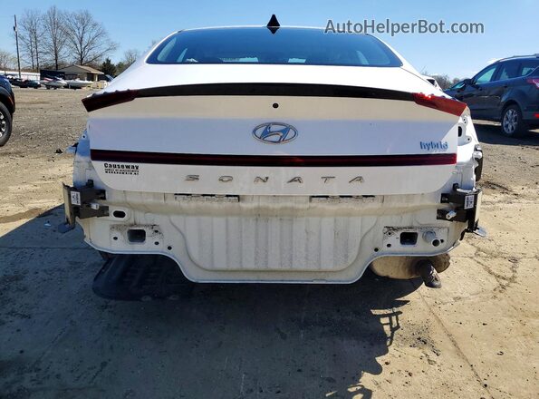 KMHL34JJ0PA078006 2023 HYUNDAI SONATA White Vista trasera