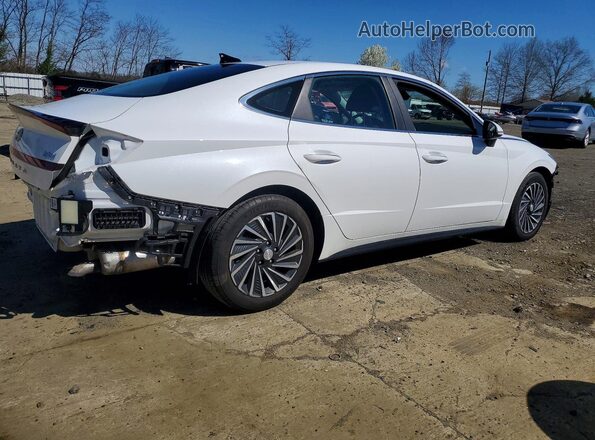 KMHL34JJ0PA078006 2023 HYUNDAI SONATA White Trasero derecho