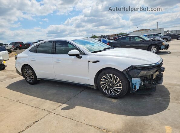 KMHL34JJ0SA127472 2025 HYUNDAI SONATA White Przód prawy
