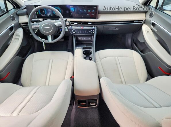 KMHL34JJ0SA127472 2025 HYUNDAI SONATA White Widok deski rozdzielczej