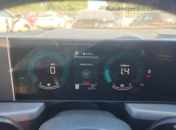 KMHL34JJ1SA121499 2025 HYUNDAI SONATA White Vista del cuadro de instrumentos