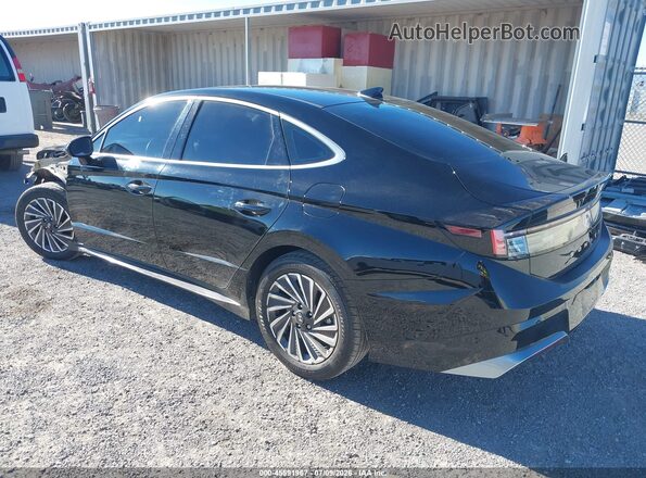 KMHL34JJ5SA113003 2025 HYUNDAI SONATA HYBRID Черный Задняя левая четверть