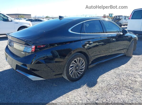 KMHL34JJ5SA113003 2025 HYUNDAI SONATA HYBRID Черный Задняя правая четверть