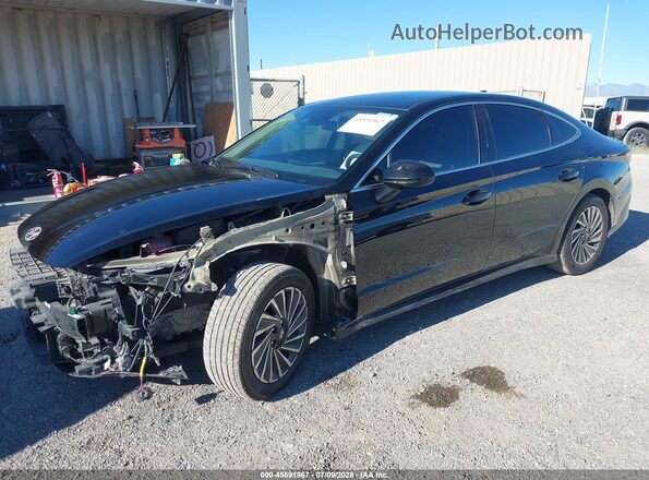 KMHL34JJ5SA113003 2025 HYUNDAI SONATA HYBRID Черный Передняя левая четверть
