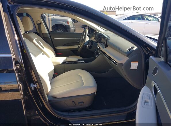 KMHL34JJ5SA113003 2025 HYUNDAI SONATA HYBRID Черный Вид салона спереди