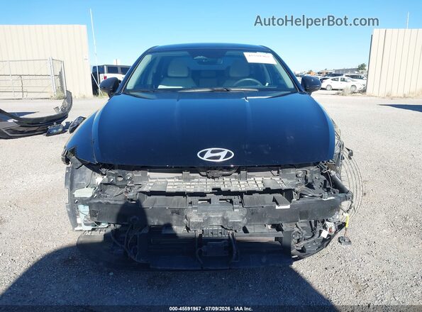 KMHL34JJ5SA113003 2025 HYUNDAI SONATA HYBRID Черный Вид задней части салона