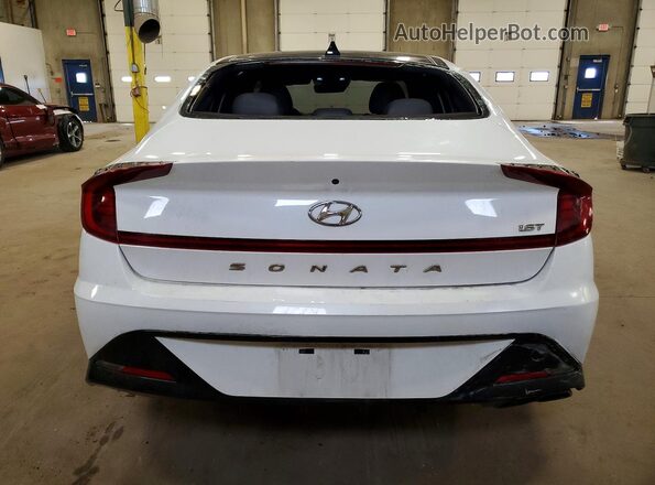 KMHL44J20NA212449 2022 HYUNDAI SONATA White უკანა ხედი