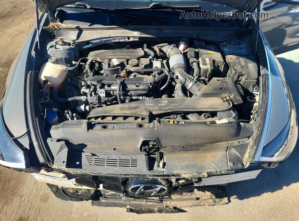 KMHL44J21PA283288 2023 HYUNDAI SONATA Gray Widok wnętrza z tyłu
