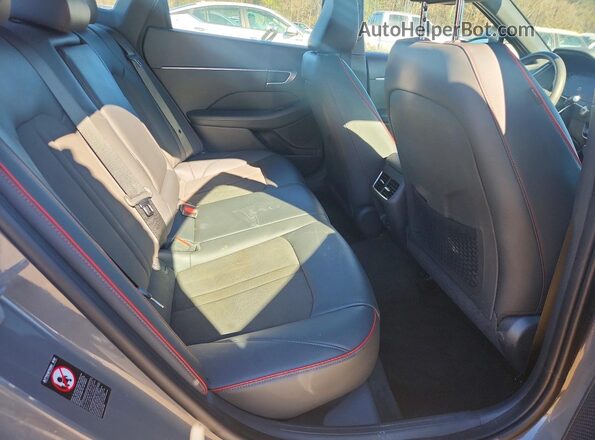 KMHL44J21PA283288 2023 HYUNDAI SONATA Gray Widok tylnych siedzeń