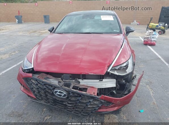 KMHL44J21PA303362 2023 HYUNDAI SONATA Red Դիմացի տեսք